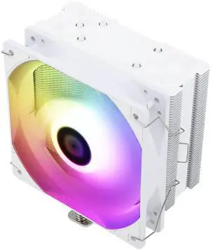 Thermalright Assassin King 120 SE White ARGB CPU Air Cooler, AK120 SE White ARB, 5 Heatpipes, TL-C12CW-S PWM Quiet Fan CPU Cooler with S-FDB Bearing, for AMD AM4/Intel LGA1700/1150/1151/1200