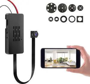 Wireless Mini Camera 1080P HD Security Camera DIY Module with Motion Detection Alarm for Home Office Garage Security Easy Operation APP Control