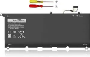PW23Y Laptop Battery Replacement for Dell XPS 13 9360 P54G002 13-9360-D1605G 13-9360-D1605T 13-9360-D1609 13-9360-D1609G 13-9360-D1705G Series Rechargeable TP1GT RNP72 0RNP72 0TP1GT