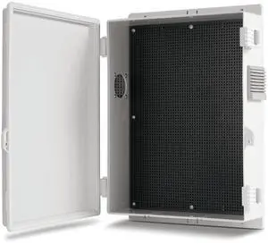 Outdoor Electrical Junction Box, ABS Water Resistant Enclosure with Internal Mounting Panel & Hinged Cover, 15.7" H* 11" L* 4.1" W