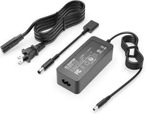 Charger Fit for Dell Laptop Computer for Inspiron 15 14 17 13 11 3000 5000 7000 Latitude Vostro XPS Series (Safety Certified by UL) 65W 45W Round Tip