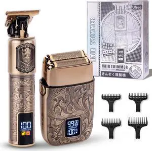 Foil Shavers Electric Razor for Men, Beard Trimmer Grooming Shaving Kit, Hair Trimmer, Cordless Head Shavers for Bald Men Barber Clippers, Birthday Gifts for Him