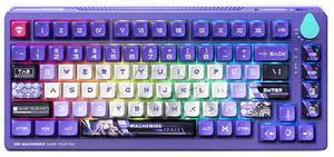 Gasket RGB Mechanical Gaming Keyboard,75% 82 Keys Wireless Hot Swappable Gaming Keyboard With Customized Purple Switch ,3-Modes Connection Bluetooth/2.4GHz/USB-C, RGB Backlit for PC/MAC/Android