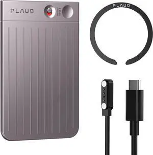 AI Voice Recorder, Note Voice Recorder with Additional Kit Set, Transcribe & Summarize with AI Technology, 64GB Memory