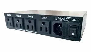 Aviosys IP9658T 9658 4 Port Power Control Distribution Unit 4 Port Network AC Web Power Switch Controller PING IP 9258