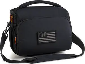 Camera Bag Protective Covers Photography Shoulder Bag Compatible for Nikon, Canon, Sony DSL/SLR/Mirrorless Equipment Travel Waterproof (Black)