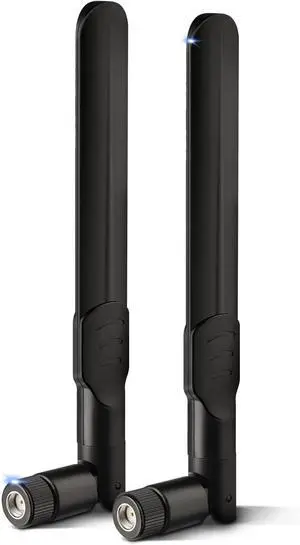 4G LTE Cellular Trail Camera Antenna 8dBi RP-SMA Male Antenna (2-Pack) Compatible with Spypoint Link Micro Solar EVO Link S Dark Wildlife Hunting Game Cam Outdoor Mobile Security Camera