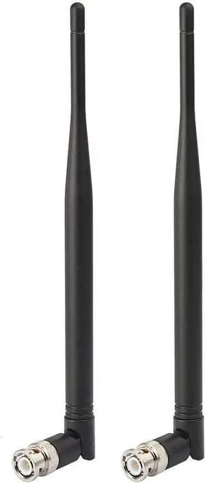 Wireless Microphone Receiver Antenna UHF 400MHz-960MHz BNC Male Antenna (2-Pack) for Wireless Microphone System Mic Receiver Remote Digital Audio Tuner UHF Ham Radio