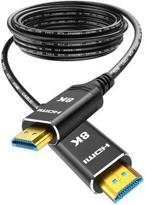 100FT HDMI 2.1 Cable, 10K 8K 4K 240Hz 144Hz 120Hz HDMI 2.1 Cord Ultra High Speed 48Gbps, Durable, Flexible, eARC for Soundbar to TV, 0.01ms HDR10+ HDCP2.3 Roku TV PC Monitor Projector PS5 Xbox 100FT HDMI 2.1 Cable, 10K 8K 4K 240Hz 144Hz 120Hz HDMI 2.1 Cord Ultra High Speed 48Gbps, Durable, Flexible, eARC for Soundbar to TV, 0.01ms HDR10+ HDCP2.3 Roku TV PC Monitor Projector PS5 Xbox