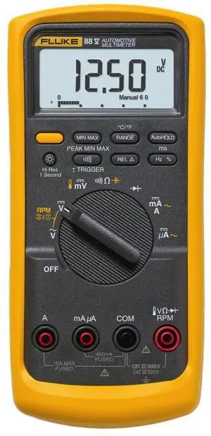 Fluke 88V Deluxe Automotive Multimeter, Troubleshoot Problems on Conventional and Hybrid Vehicles, Measures Pulse Width, and Duty Cycle Fluke 88V Deluxe Automotive Multimeter, Troubleshoot Problems on Conventional and Hybrid Vehicles, Measures Pulse Width, and Duty Cycle