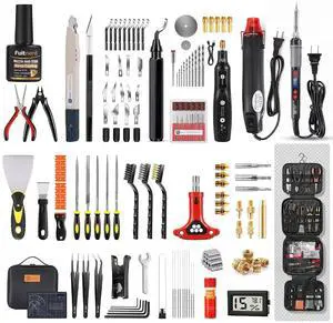 184Pcs 3D Printer Tools Kit with Hanging Organizer, 3D Printer Accessories, Cordless Rotary Tool, Heat Gun, Digital Soldering Iron, PTFE Nozzle Anti-Stick Coating, for All FDM/SLA, Bambu Lab, Ender 3 184Pcs 3D Printer Tools Kit with Hanging Organizer, 3D Printer Accessories, Cordless Rotary Tool, Heat Gun, Digital Soldering Iron, PTFE Nozzle Anti-Stick Coating, for All FDM/SLA, Bambu Lab, Ender 3