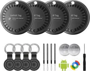 Air Tags for Android,Air Tags-4 Pack Android,2 Year Battery Life,Air Tracker Tags with 4 Case,Google Find Trackers for Google'S Find Hub App,IP65 Waterproof Luggage Tracker for Keys Air Tags for Android,Air Tags-4 Pack Android,2 Year Battery Life,Air Tracker Tags with 4 Case,Google Find Trackers for Google'S Find Hub App,IP65 Waterproof Luggage Tracker for Keys