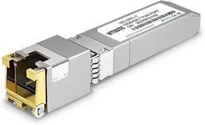 80-Meter 10Gb SFP+ to RJ-45 Module Transceiver up to 262Ft (80m), 1.25/2.5/5/10G-T for RJ45 Port CAT6a Module, Auto-Negotiation, for Cisco SFP-10G-T-S, Meraki, TP-Link (1 Pack) 80-Meter 10Gb SFP+ to RJ-45 Module Transceiver up to 262Ft (80m), 1.25/2.5/5/10G-T for RJ45 Port CAT6a Module, Auto-Negotiation, for Cisco SFP-10G-T-S, Meraki, TP-Link (1 Pack)