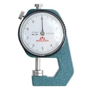 Dial Thickness Gauge 0-10mm 0.1mm Grad Flat Head for Jewelry Leather | dial thickness gauge,0-10mm range,0.1mm graduation.Flat head for measuring jewelry,leather,and thin boards,accurate,portable Dial Thickness Gauge 0-10mm 0.1mm Grad Flat Head for Jewelry Leather | dial thickness gauge,0-10mm range,0.1mm graduation.Flat head for measuring jewelry,leather,and thin boards,accurate,portable