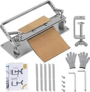 Leather Splitter, Leather Skiver Peeler, Manual Skiving Machine | Leather Peeling Thinning Paring Machine Skiver with Blades for DIY Leathercrafting Tools Leather Splitter, Leather Skiver Peeler, Manual Skiving Machine | Leather Peeling Thinning Paring Machine Skiver with Blades for DIY Leathercrafting Tools