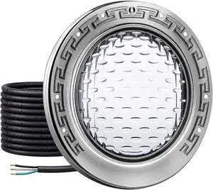 10 Inch LED Pool Light for Inground Pools, 120V 35W Ultra-Bright White Swimming Pool Lights Replacement, Compatible with Standard 10-Inch Wet Niche, IP68 Waterproof with 50-Foot Cord 10 Inch LED Pool Light for Inground Pools, 120V 35W Ultra-Bright White Swimming Pool Lights Replacement, Compatible with Standard 10-Inch Wet Niche, IP68 Waterproof with 50-Foot Cord