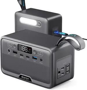 Portable Power Station 89.6Wh 100W(200W Peak) Power Bank with AC Outlet, LiFePO4 Battery Fast Charging Small Generator for Laptop/Camping/Travel/Home/Emergency, TSA Approved Portable Power Station 89.6Wh 100W(200W Peak) Power Bank with AC Outlet, LiFePO4 Battery Fast Charging Small Generator for Laptop/Camping/Travel/Home/Emergency, TSA Approved