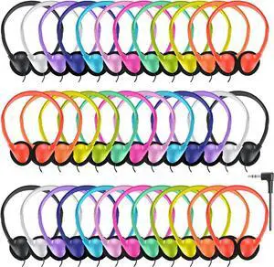 Classroom Headphones Bulk 30 Pack for School Kids,Wholesale Durable Earphones Class Set of Headphones for Students Children Toddler Teens and Adult Multi Color Classroom Headphones Bulk 30 Pack for School Kids,Wholesale Durable Earphones Class Set of Headphones for Students Children Toddler Teens and Adult Multi Color