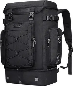 Travel Backpack for Men Women Carry-on Convertible Duffel Backpack | Carry on Airline Approved, With Shoe Compartment, Nylon Travel Bag, For Business Trips, Getaways, B691 Classic Black Travel Backpack for Men Women Carry-on Convertible Duffel Backpack | Carry on Airline Approved, With Shoe Compartment, Nylon Travel Bag, For Business Trips, Getaways, B691 Classic Black
