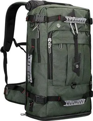 Travel Backpack for Men Duffle Luggage Bag with USB Charging Port | Carry on Fits 17 Inch Laptop Airline Approved, Shoe Compartment, For Weekend Getaway, Overnight Trip, B681 Army Green Travel Backpack for Men Duffle Luggage Bag with USB Charging Port | Carry on Fits 17 Inch Laptop Airline Approved, Shoe Compartment, For Weekend Getaway, Overnight Trip, B681 Army Green