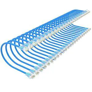 Cat 6 Patch Cables 0.5 feet (24Pack), Slim Cat6a Ethernet Patch Cable 10Gbps 550Mhz, UTP Pure Copper Patch Cables Cat6, Flexible Thin Cat6a Patch Cable for Network Devices Setup Cat 6 Patch Cables 0.5 feet (24Pack), Slim Cat6a Ethernet Patch Cable 10Gbps 550Mhz, UTP Pure Copper Patch Cables Cat6, Flexible Thin Cat6a Patch Cable for Network Devices Setup