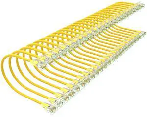 Cat 6 Patch Cables 0.5 feet (24Pack), Slim Cat6a Ethernet Patch Cable 10Gbps 550Mhz, UTP Pure Copper Patch Cables Cat6, Flexible Thin Cat6a Patch Cable for Network Devices Setup Cat 6 Patch Cables 0.5 feet (24Pack), Slim Cat6a Ethernet Patch Cable 10Gbps 550Mhz, UTP Pure Copper Patch Cables Cat6, Flexible Thin Cat6a Patch Cable for Network Devices Setup
