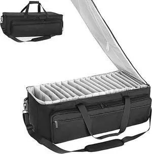 Extra Large Travel Gig Band Cable File Bag 30"x11"x14.5" Dividers
With Separate Bags,DJ Cord Organizer Case for Laptop,DJ Gear,Sound Instrument and Musician Accessories Extra Large Travel Gig Band Cable File Bag 30"x11"x14.5" Dividers
With Separate Bags,DJ Cord Organizer Case for Laptop,DJ Gear,Sound Instrument and Musician Accessories