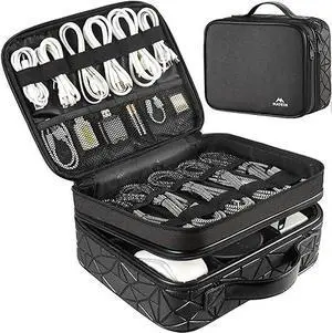 Cord Organizer Case with Adjustable Divider, Large DJ Cable File Bag
DJ Equipment, Music Accessories, Double Layer, Shockproof, Portable, Cable Storage for Cord, Charger, Tech Accessories, Black Cord Organizer Case with Adjustable Divider, Large DJ Cable File Bag
DJ Equipment, Music Accessories, Double Layer, Shockproof, Portable, Cable Storage for Cord, Charger, Tech Accessories, Black