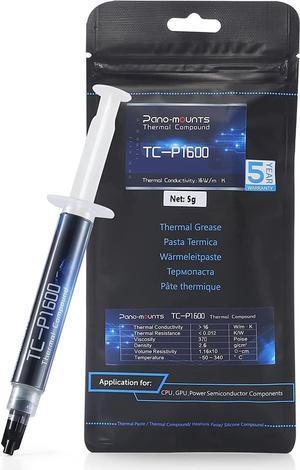 Thermal Compound Paste 16W/mK 5g High Performance CPU Paste Thermal Paste Heatsink for GPU Processor and More