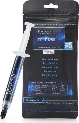 PANO-MOUNTS Thermal Paste 12.5W/mK 5g High Performance CPU Thermal Compound Paste Heatsink for GPU Processor and More