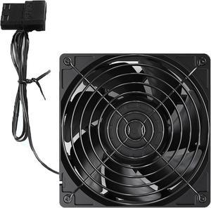 120x38mm PC Computer Fan DC 12V D Type 4Pin Cooling Fan High Speed Brushless Exhaust Fan For Computer Case 3500RPM 148CFM