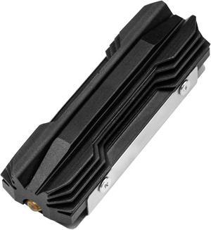 Aluminum M.2 2280 SSD Heatsinks with Thermal Pad and Cooper Pipe For M.2 2280 NVMe Black