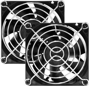 80mm 24V DC Cooling Fan CF8025 High Speed 24V 80mm 25mm 2Pin PC Exhaust Muffin Fan Low Noise 3500RPM 2-Pack