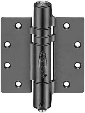 Waterson Heavy Duty Commercial Fully Adjustable Self-Closing Door Hinge 3-Pack 4" x 4"  K51M-400 (SA,SA,SA1)-Black