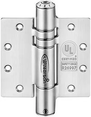 Waterson Heavy Duty Commercial Fully Adjustable Self-Closing Door Hinge 3-Pack 4.5" x 4.5"  K51M-450 (SA,SA,SA1) -Satin Brushed