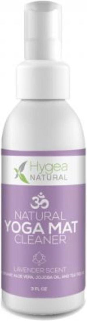Hygea Natural Yoga Mat Cleaner - May be sprayed on all Workout Equipment -Refreshing Lavender Scent - 3oz Spray