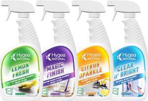 Natural Cleaning Starter Kit Natural Cleaning Starter Kit; includes Window, Degreaser, All Purpose and Tile Cleaner by Hygea Natural