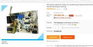 FOR air conditioning Computer board control board GAL0651GK-02 part
