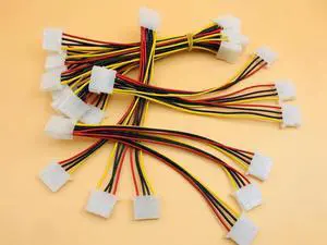 5PCS 4Pin IDE Power Cables 4Pin Molex Male to 3 Molex IDE Female Power Supply Splitter Adapter Cable for BTC Mining 5PCS 4Pin IDE Power Cables 4Pin Molex Male to 3 Molex IDE Female Power Supply Splitter Adapter Cable for BTC Mining