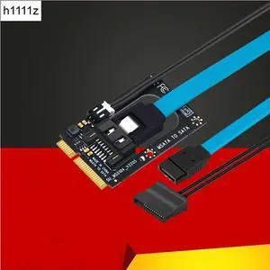 OIAGLH mSATA to SATA Riser Board Adapter with 7pin SATA3.0 Extension 5V Power Supply Cable Mini SATA to SATA Converter for 2.5 SSD HDD OIAGLH mSATA to SATA Riser Board Adapter with 7pin SATA3.0 Extension 5V Power Supply Cable Mini SATA to SATA Converter for 2.5 SSD HDD