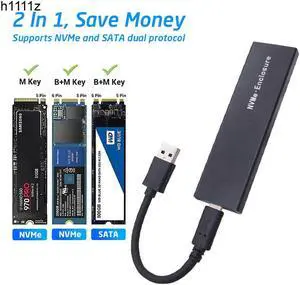 USB Type C SSD Enclosure M2 SSD Case Box External Hard Disk Case for M.2 NGFF NVME SATA M+B Key Hard Drive Case Realtek RTL9210B USB Type C SSD Enclosure M2 SSD Case Box External Hard Disk Case for M.2 NGFF NVME SATA M+B Key Hard Drive Case Realtek RTL9210B