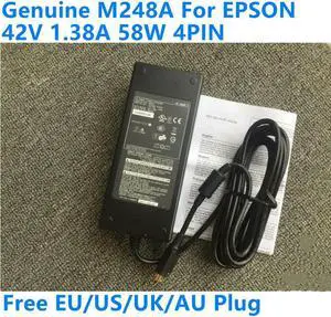 OIAGLH M248A 42V 1.38A 58W 4PIN AC Adapter Power Supply For  TM-C3520 C3400 C3500 M832 Power Supply Charger