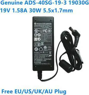 OIAGLH 19V 1.58A 30W ADS-40SG-19-3 ADS-40SI-19-3 19030E AC Adapter For S220HQL S190WL Monitor Laptop Power Supply Charger