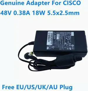 OIAGLH 48V 0.38A 380mA 18W 5.5x2.5mm EADP-18MB B 341-0306-01 B0 AC Adapter For AP Power Supply Charger