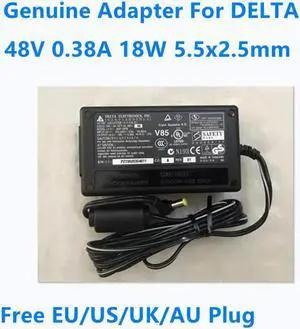 OIAGLH 48V 0.38A 18W DELTA ADP-18PB PSA18U-480C 34-1977-02 34-1977-03 A0 AC Adapter For AP IP Phone Power Supply Charger