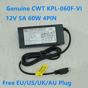 OIAGLH CWT KPL-060F-VI 12V 5A 4PIN 60W AC Adapter Charger For  7816HW 7808HW Monitor Display Power Supply Charger
