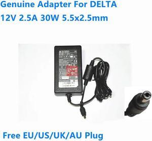 OIAGLH 12V 2.5A 30W 5.5x2.5mm DELTA ADP-30KR B 341-0307-03 Power Supply AC Adapter For A0 640-32010-A Charger