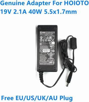 OIAGLH 19V 2.1A 40W 5.5x1.7mm  ADS-40SI-19-3 19040E ADS-40SG-19-3 Power Supply AC Adapter For Monitor Laptop Charger