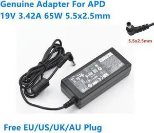 OIAGLH NB-65B19 19V 3.42A 65W DA-65C19 AC Adapter For APD DA-65A19 ADP-65JH BB PA-1650-66 Monitor Laptop Power Supply Charger