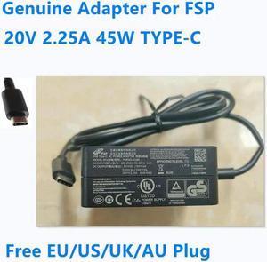 OIAGLH 5V 9V 12V 15V 3A 20V 2.25A 45W USB Type-C FSP045-A1BR Power Supply AC Adapter For Laptop Charger